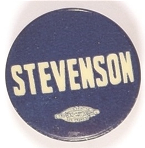 Stevenson Blue and White Celluloid