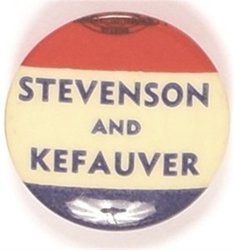 Stevenson and Kefauver RWB Celluloid
