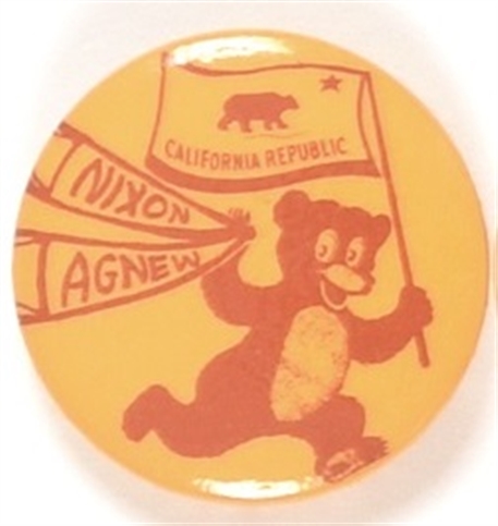 Nixon, Agnew California Republican Pin