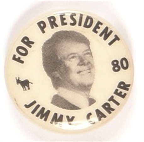 Carter for President 1980 Celluloid