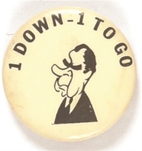 Nixon 1 Down, 1 to Go