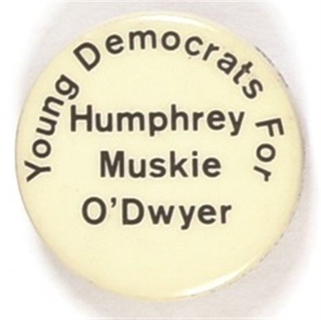 Humphrey, Muskie, ODwyer NY Coattail