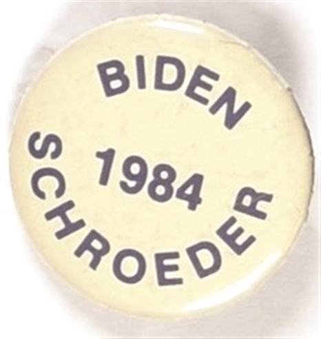 Biden and Schroeder 1984 Celluloid