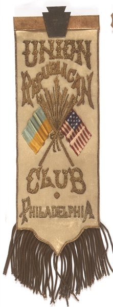 Union Republican Club of Philadelphia Ribbon