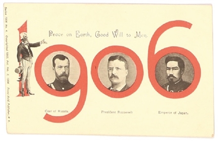 Roosevelt 1906 Peace on Earth Postcard