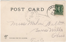 Roosevelt, Rockefeller, Jeffries 1907 Postcard