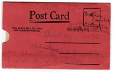 Our Next President 1912 Flasher Postcard