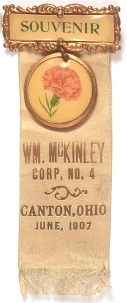 McKinley Canton, Ohio, Memorial Ribbon and Pin