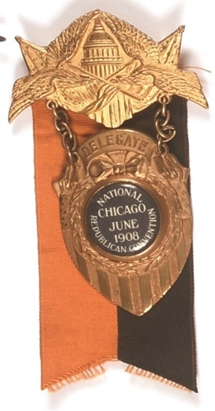 Taft 1908 Convention Badge