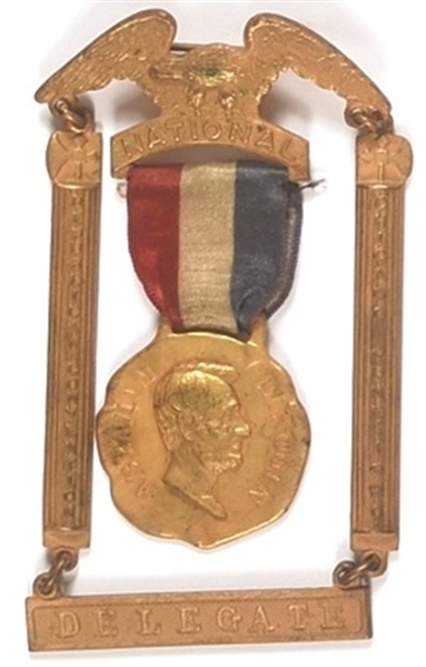 Harding 1920 Convention Badge