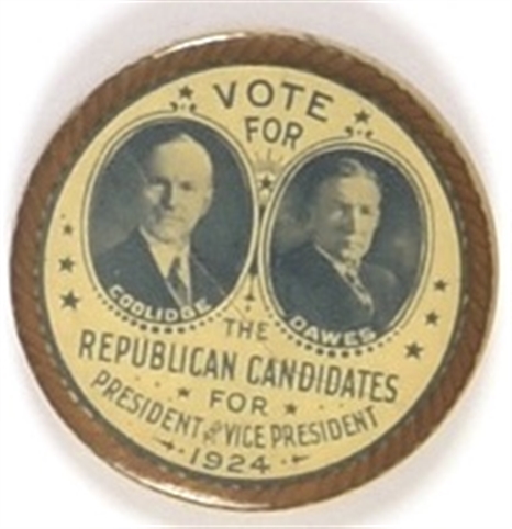 Coolidge, Dawes Vote Republican Candidates Jugate