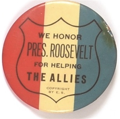 We Honor Roosevelt for Helping the Allies