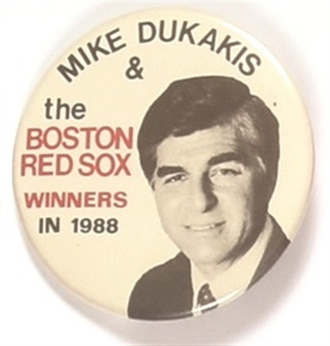 Dukakis Boston Red Sox