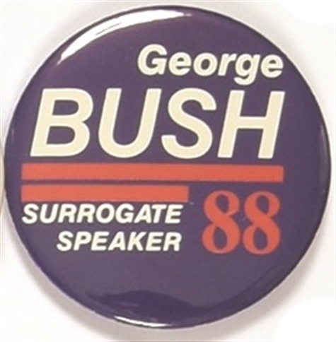 George Bush Surrogate Speaker