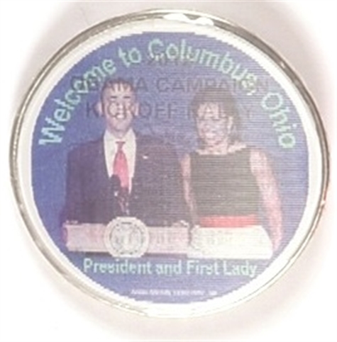 The Obamas 2012 Kickoff Flasher