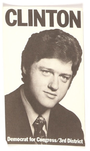 Clinton for Congress Arkansas Campaign Card