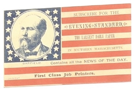James Garfield Trade Card