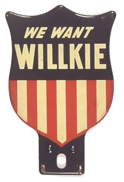 We Want Willkie Shield License