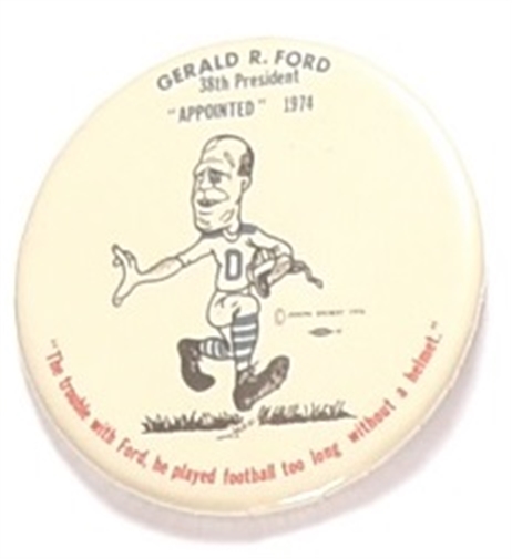 Ford Football Without a Helmet