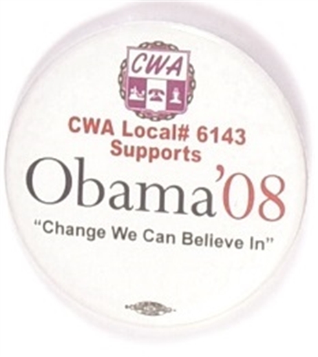 CWA Supports Obama