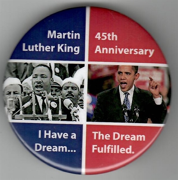 Obama, King the Dream Fulfilled