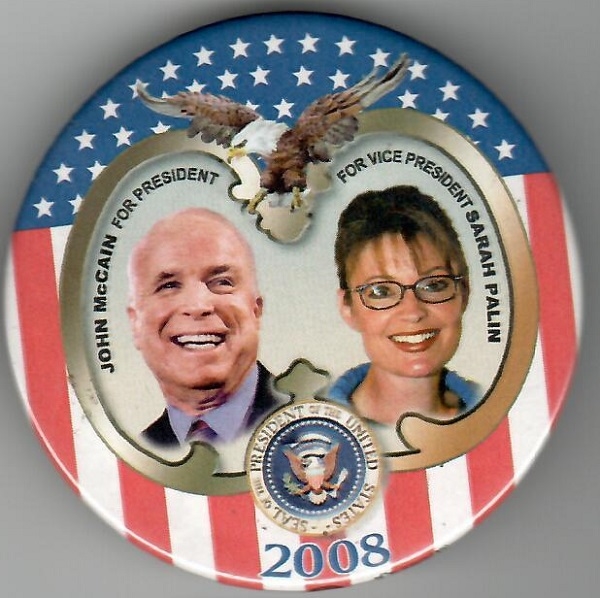 McCain, Palin Colorful Jugate
