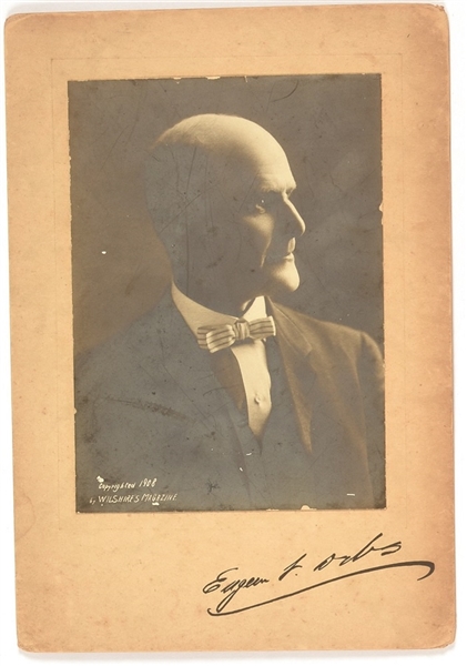 Eugene Debs 1908 Cabinet Card