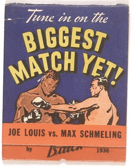 Louis vs. Schilling Oversized Match Book