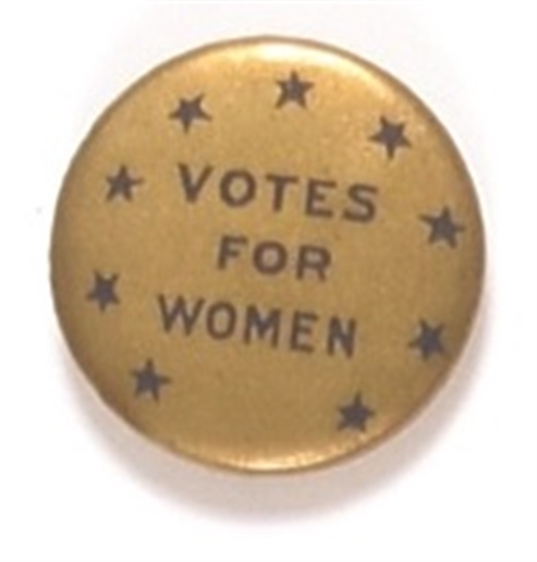 Votes for Women 9 Stars Pin