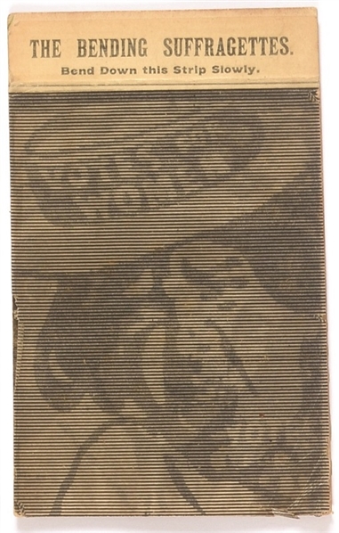 The Bending Suffragette Flasher Postcard