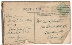 The Bending Suffragette Flasher Postcard