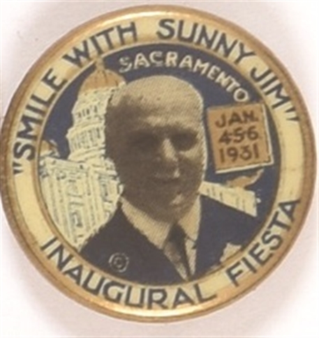Sunny Jim Rolph California Inauguration