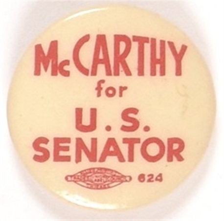 Joe McCarthy for Senator, Wisconsin