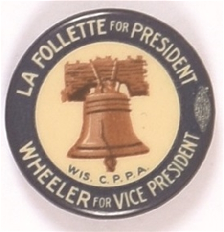 LaFollette Liberty Bell Wisconsin Progressive Party