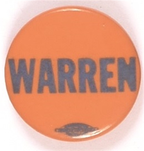 Earl Warren Orange Celluloid