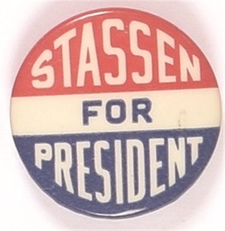Stassen for President RWB Celluloid