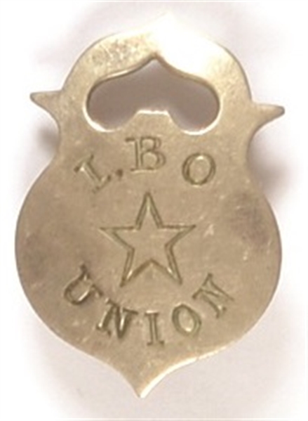 Rare IBO Union Shield Pin