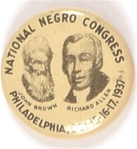 National Negro Congress 1937 Litho