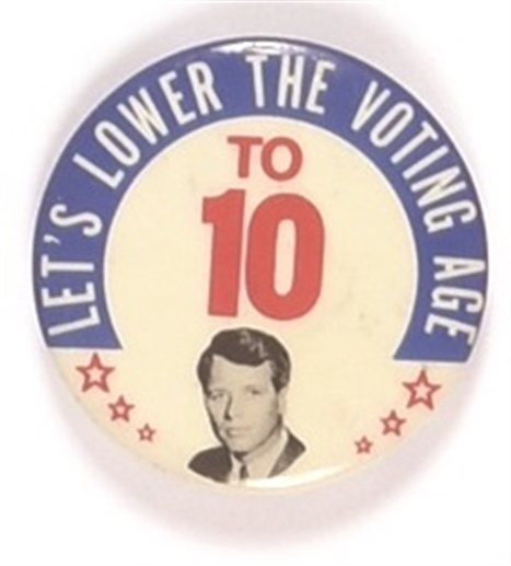 Kennedy Lower the Voting Age to 10