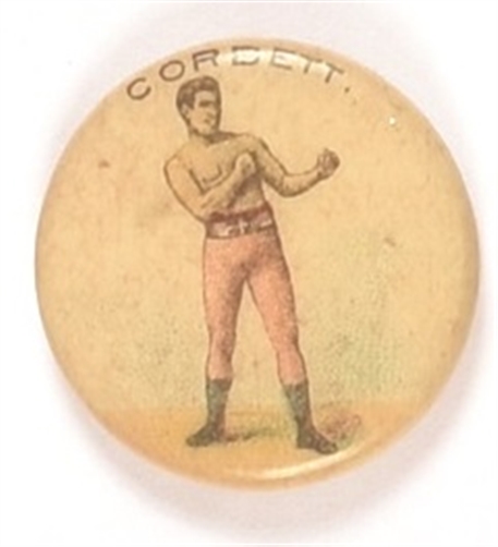 James J. Corbett Boxing Pin