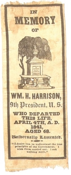 In Memory of William Henry Harrison
