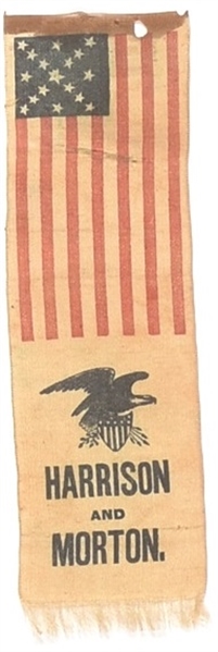 Harrison and Morton Flag Ribbon