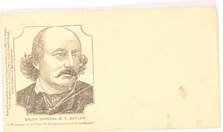 Benjmain Butler Civil War Cover