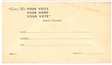 Senator John F. Kennedy Massachusetts Envelope