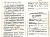March on Washington 1963 Program