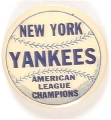 New York Yankees American League Champions