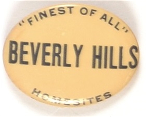 Beverly Hills Homesites 1930s Celluloid