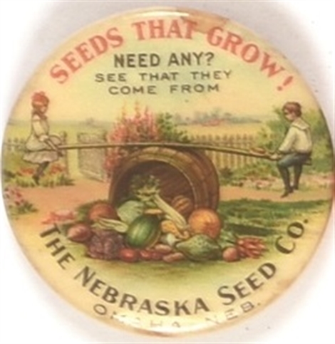 Nebraska Seed Company Celluloid