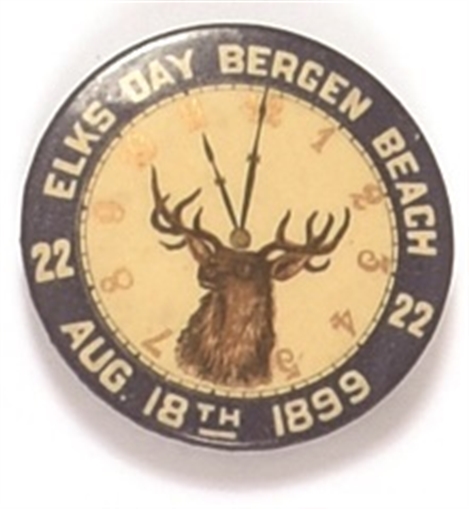 Bergen Beach Elks Days 1899 Celluloid
