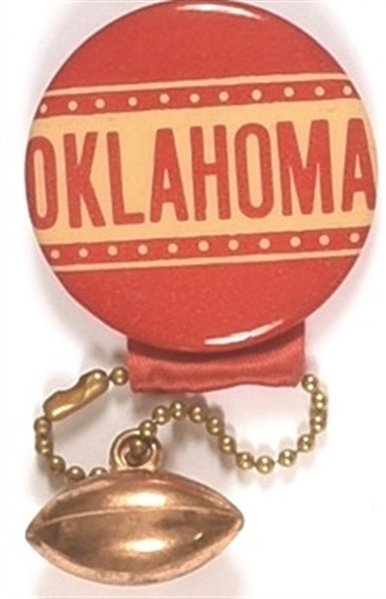 Oklahoma Vintage Sports Pin and Football